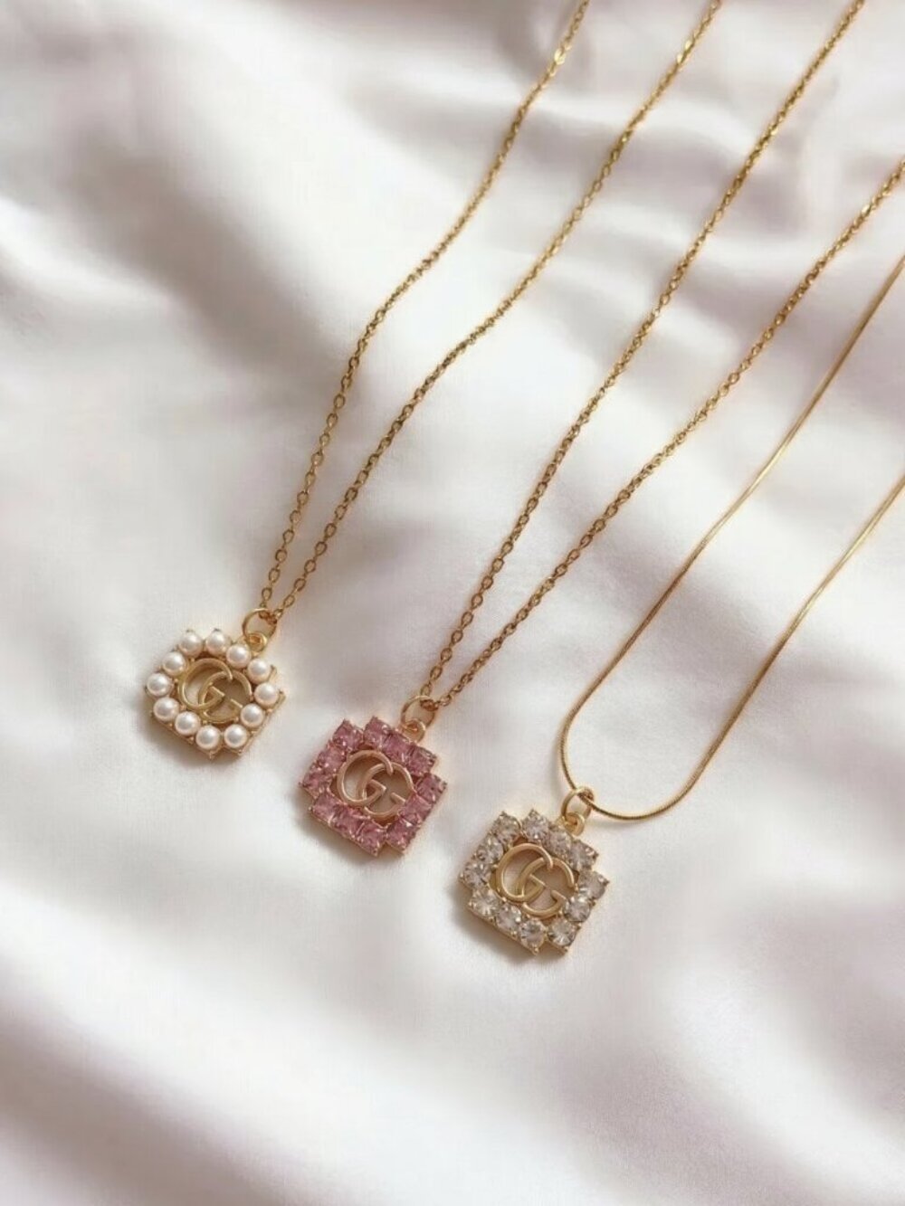 ✨ Vintage ONLY 1! GUCCI Logo Upcycled Necklace: BOGO Sale! ✨